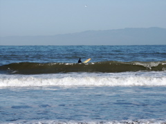 Monique & her board - Linda Mar, Pacifica, CA